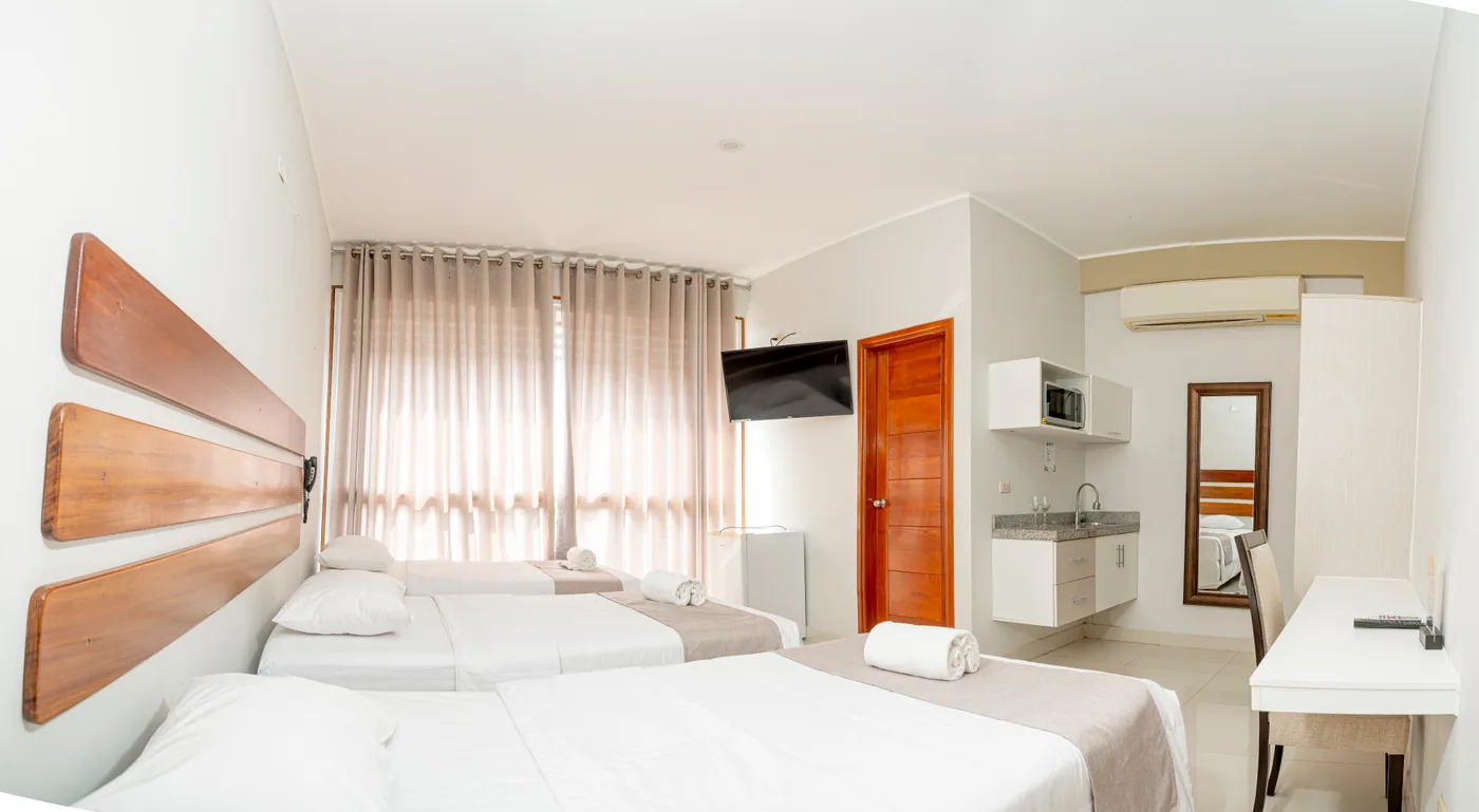 Vista general de la Habitación Triple